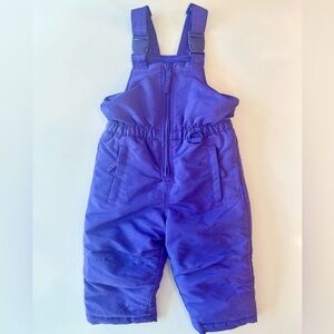 Athletech Ski Waterproof Snow pants bib size 2T Purple